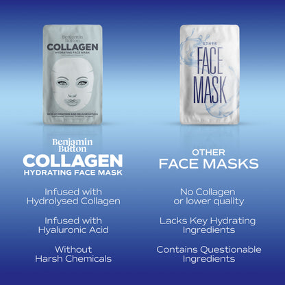 5-Pack Collagen Hydrating Face Mask