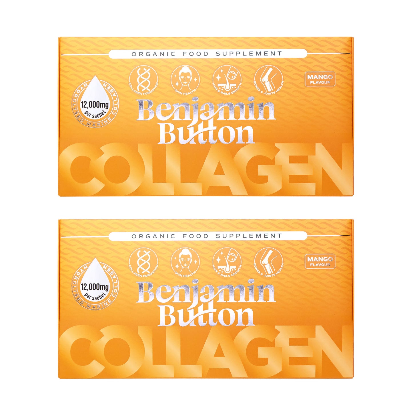 28x Mango 12,000mg Marine Collagen Liquid Sachets