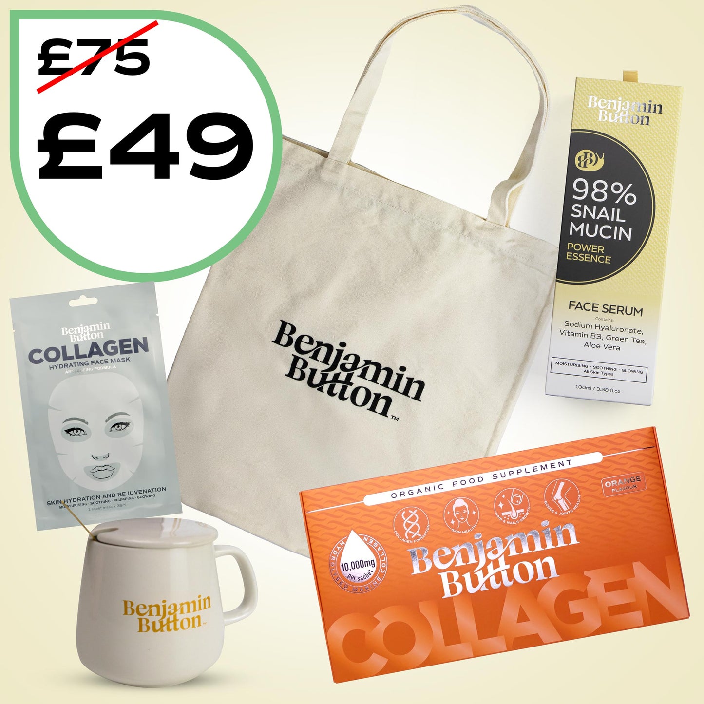 Benjamin Button Collagen Glow Bundle