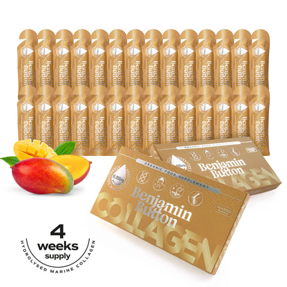 28x Mango 10,000mg Marine Collagen Liquid Sachets