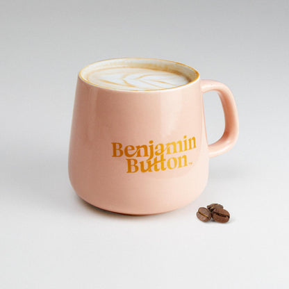 Benjamin Button Pink Coffee Cup