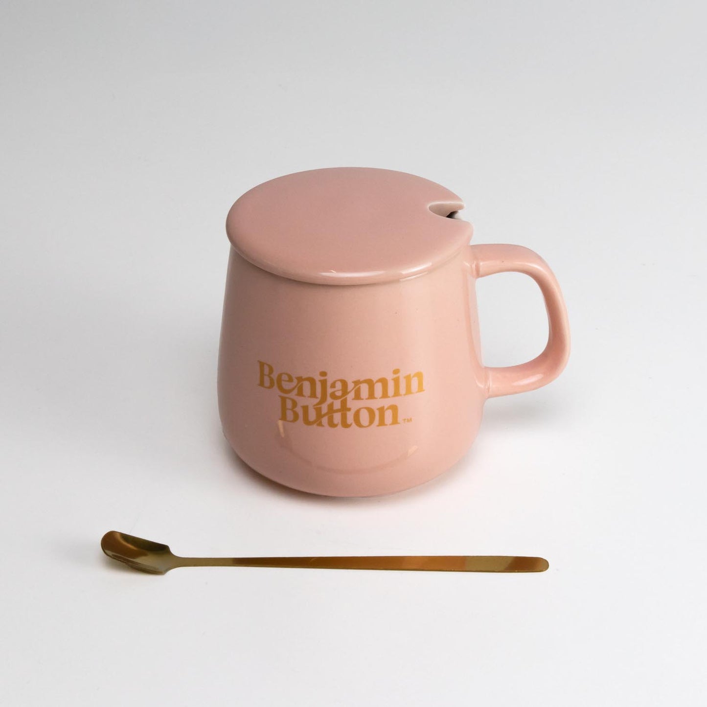 Benjamin Button Pink Coffee Cup