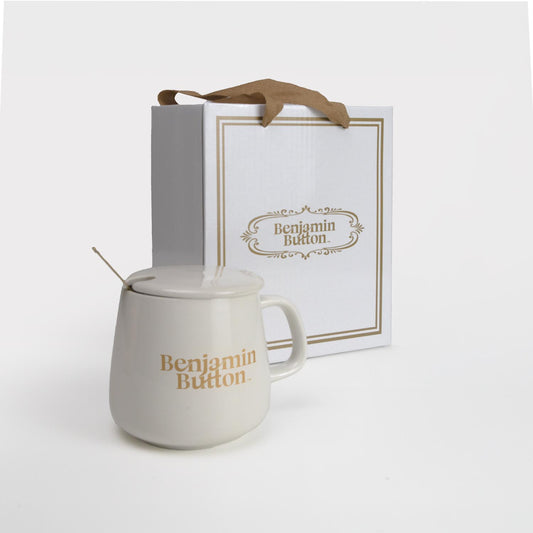 Benjamin Button White Coffee Cup