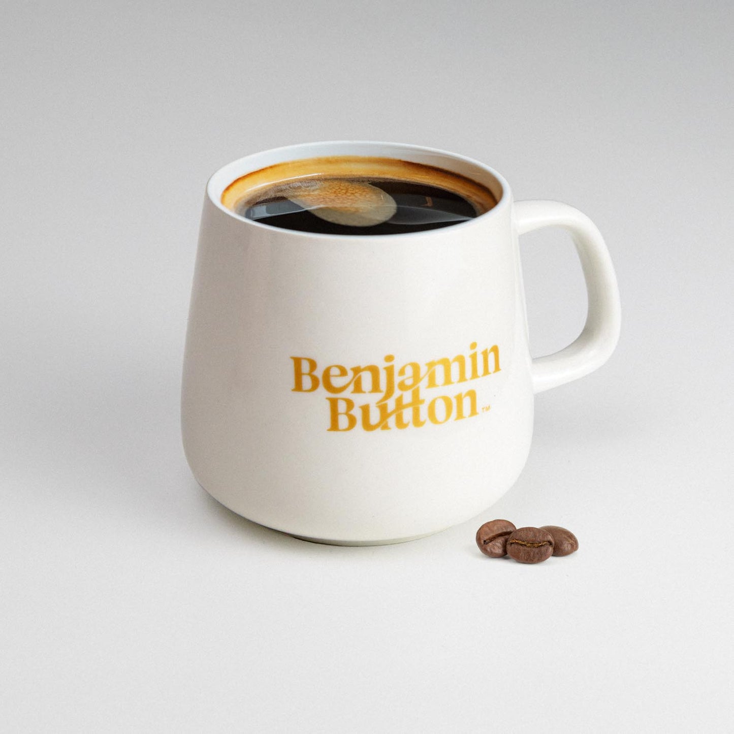 Benjamin Button White Coffee Cup