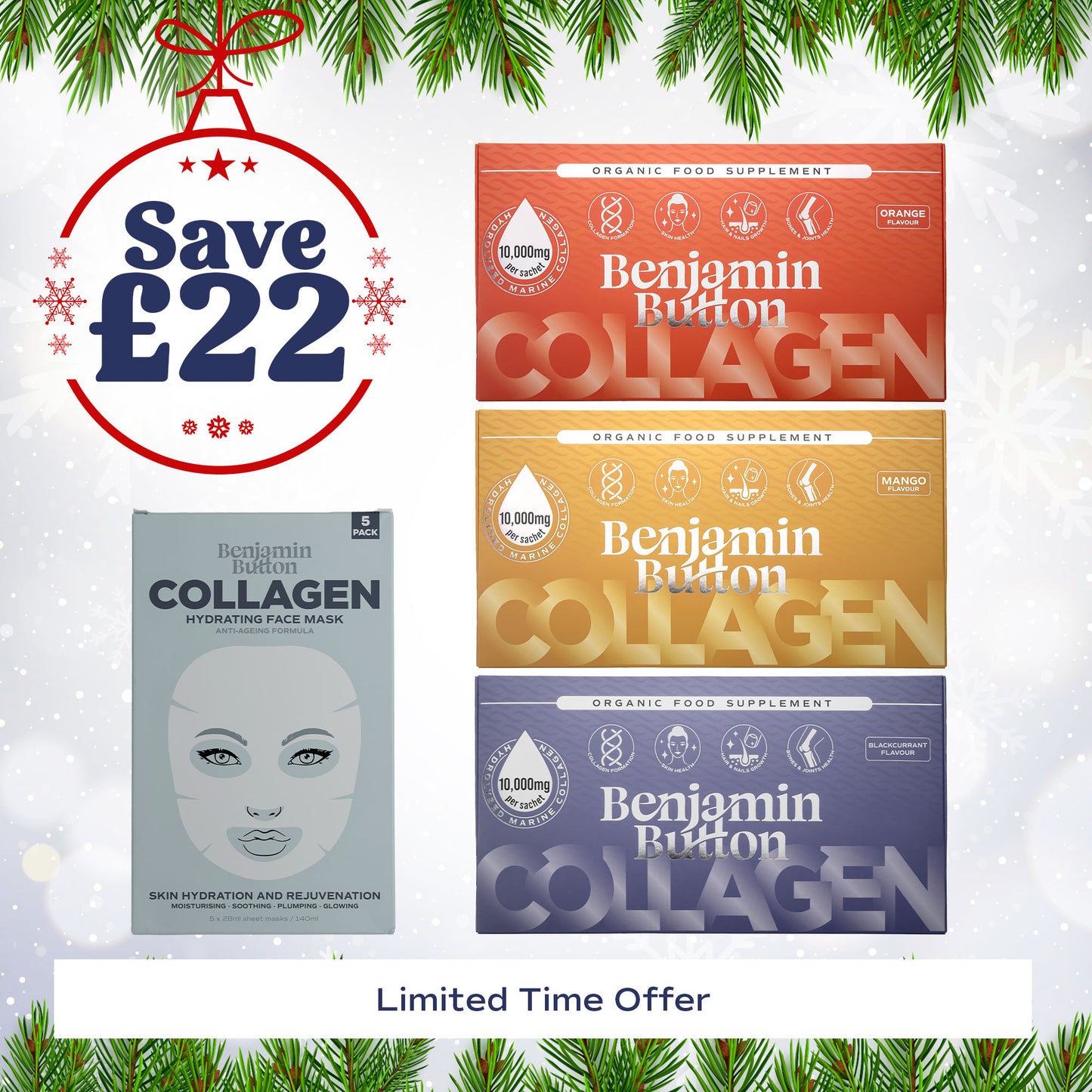 Benjamin Button Collagen Christmas Bundle